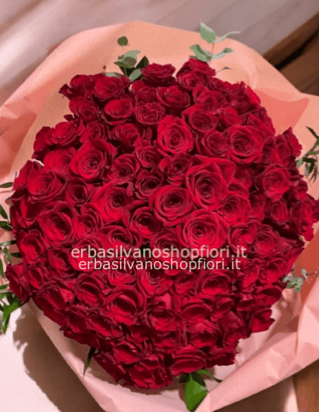 Mazzo alto Rose rosse